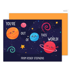 Out of this World Valentine Exchange Cards